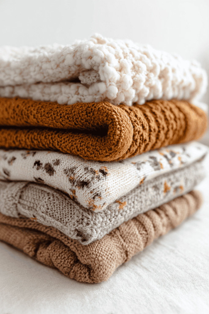 Toddler fabric selection for fall and winter capsule wardrobe