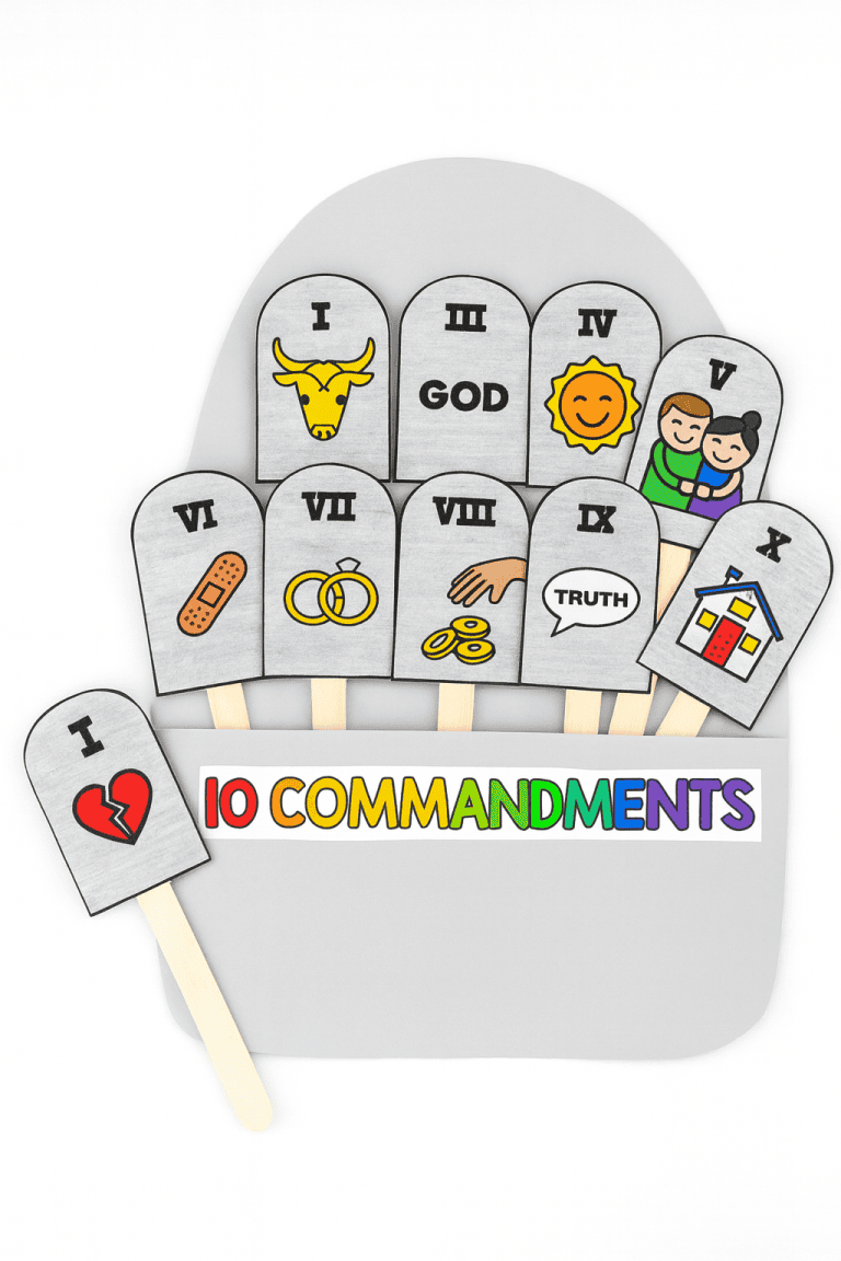5 Meaningful Crafts That Teach the 10 Commandments