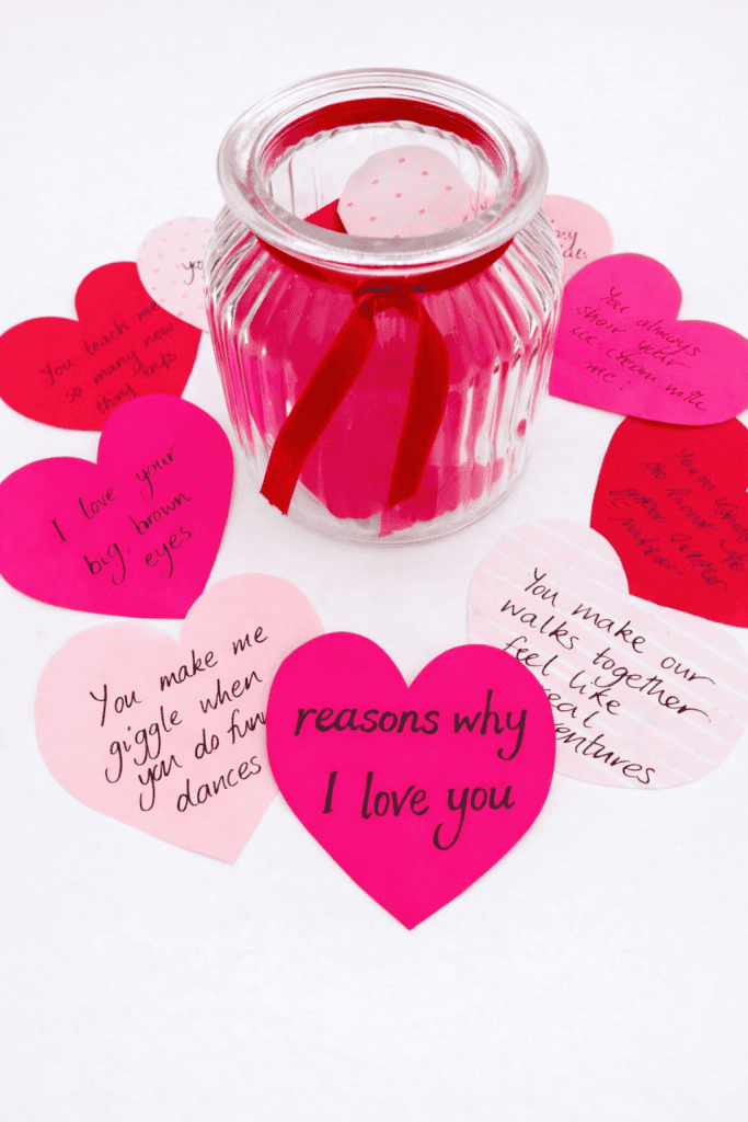 Love notes in a jar