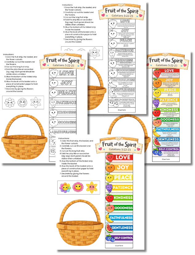 Fruit of the Spirit Basket Craft