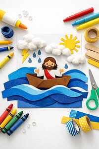 Craft of Jesus calming the storm