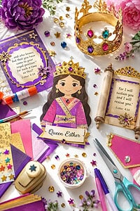 vibrant DIY craft elements