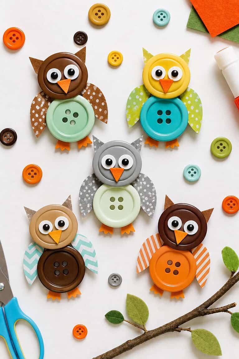 Small Button Craft 20 Clever Button Crafts You Can Make With Spare Buttons