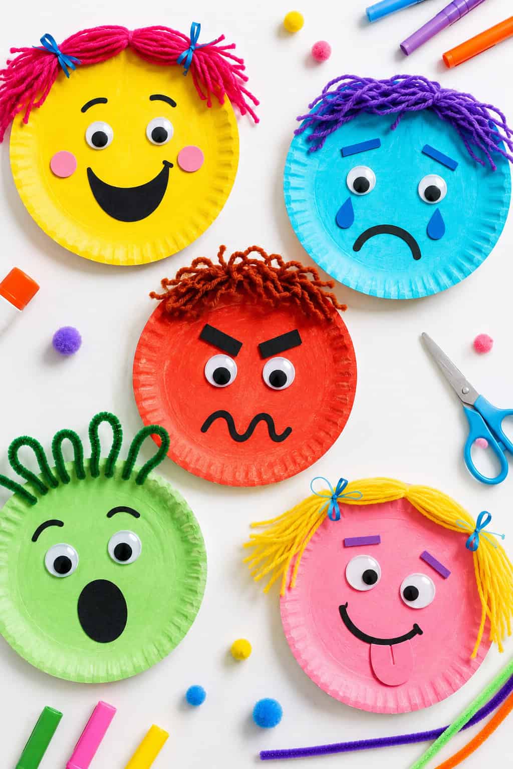 12 Cute Emotions Crafts for Kids to Explore Big Feelings