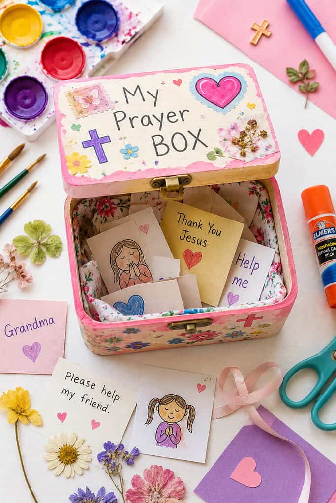 a small handmade prayer box