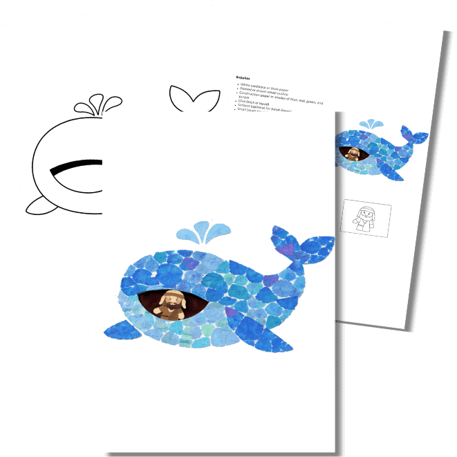 Jonah and the Whale Mosaic