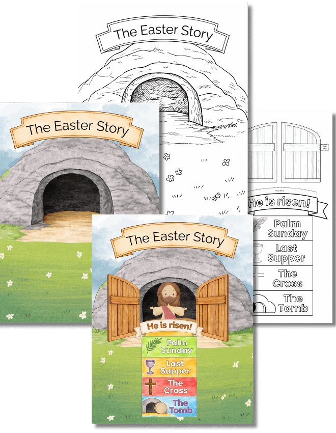 Easter Story Tomb 3D Craft