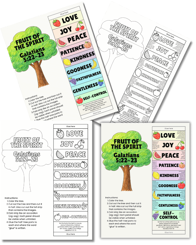 Fruit of the Spirit Tree Craft Fruit of the Spirit Tree Craft